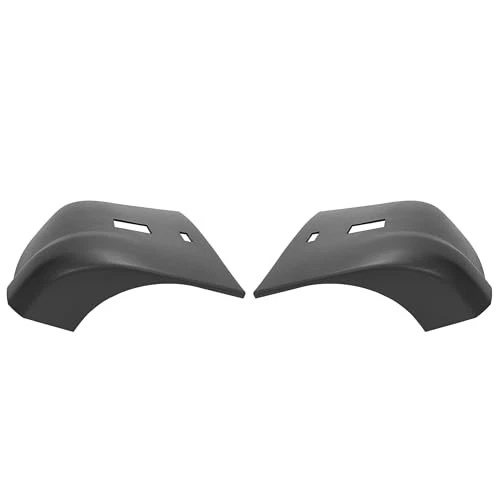  Rear Bumper End Cap Compatible with 2010-2013 Ford Transit Connect Pair Black - Image 4 of 4