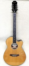 Epiphone PR-4E Electric Acoustic Guitar Natural W/ Factory Bag EXCELLENT!!