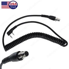2Pin to 5Pin Coil Cord For Kenwood TK2207 TK3207 TK2202 TK3302 Radios & Headsets