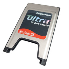 Genuine SanDisk Ultra CompactFlash PC Card Adapter PCMCIA CF Card to PC Slot