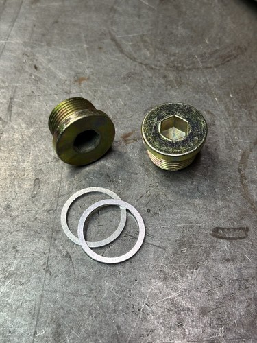 BMW 2002 TI TII E21 320 E3 E9 E12 DIFFERENTIAL PLUG SET OEM GENUINE TURBO ALPINA