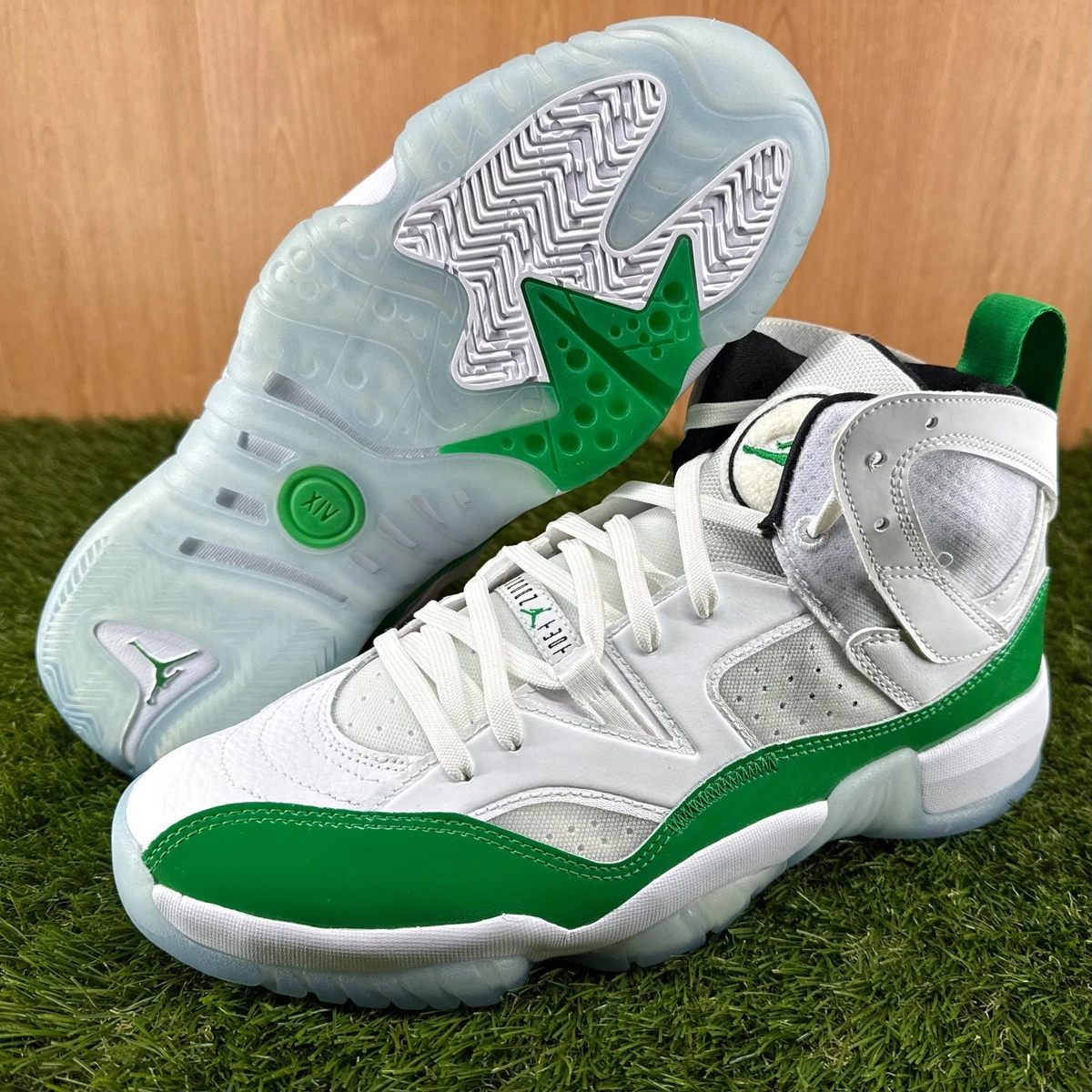 Nike Jumpman Two Trey \'White Lucky Green\' Mens Sz 10.5 DJ1925-130 (167) Jordan Jumpman Two Trey White Lucky Green | eBay main image 3