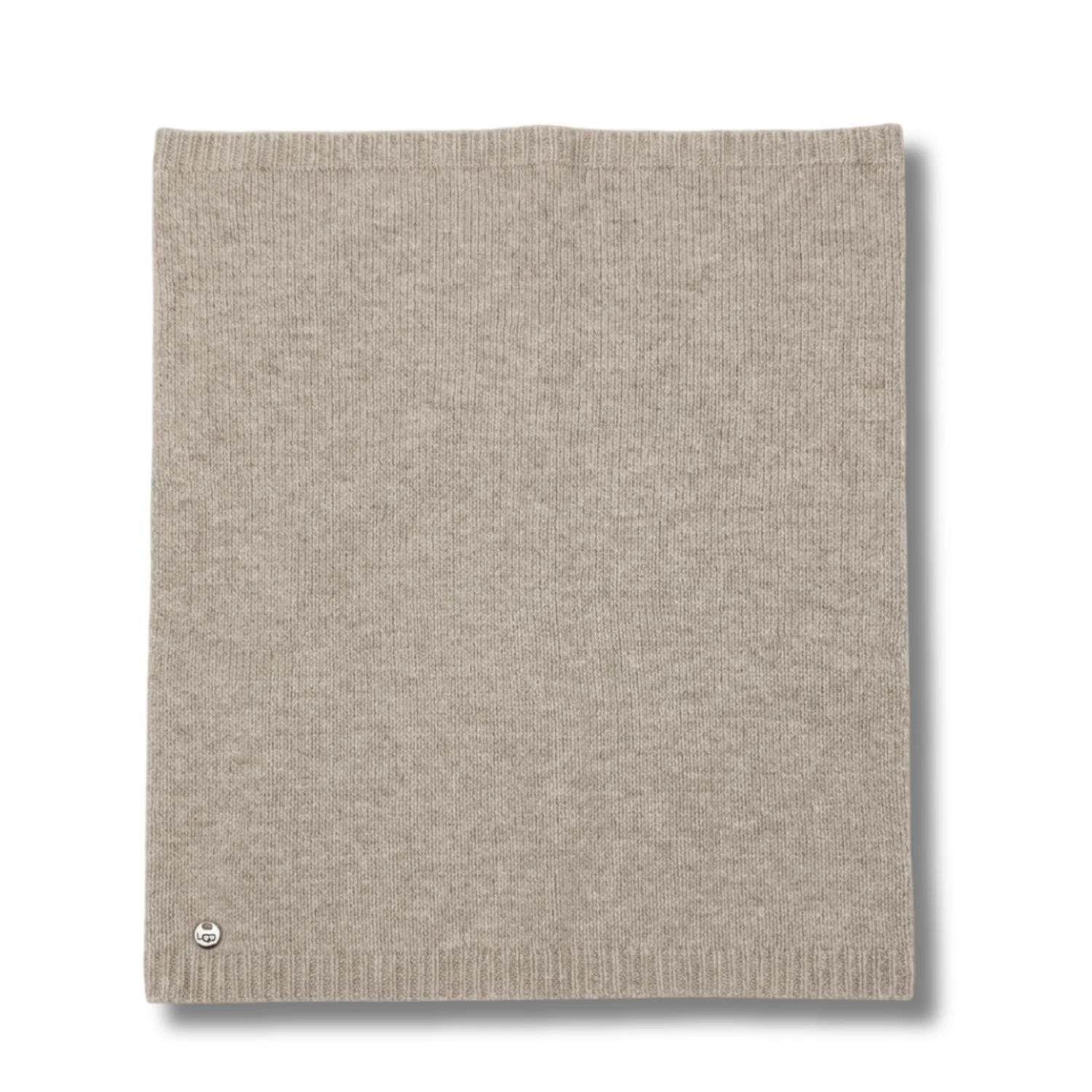 UGG Nath W Lux Snood Beige Knit Scarf Neck Warmer Women's Winter Soft Cozy