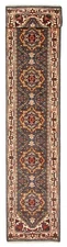 Vintage Hand-knotted Runner Rug 2'5" x 13'10" Traditional Oriental Wool Carpet