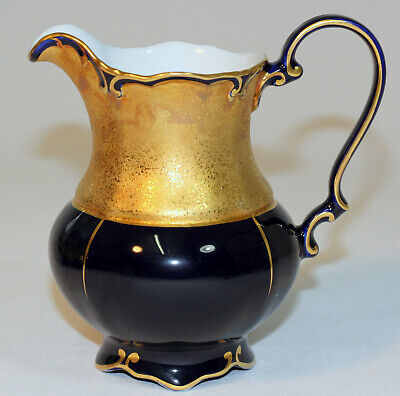 ILMENAU Graf Henneberg - Service KAFFEESERVICE 5 Pers. - CARMEN - ÄTZGOLD Kobalt - 第 4/11 張圖片