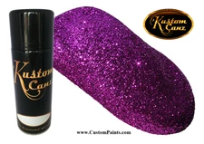 Kustom Canz 12oz Aerosol Can FUCHSIA METAL FLAKE SMALL (004 HEX), HOK, Paint