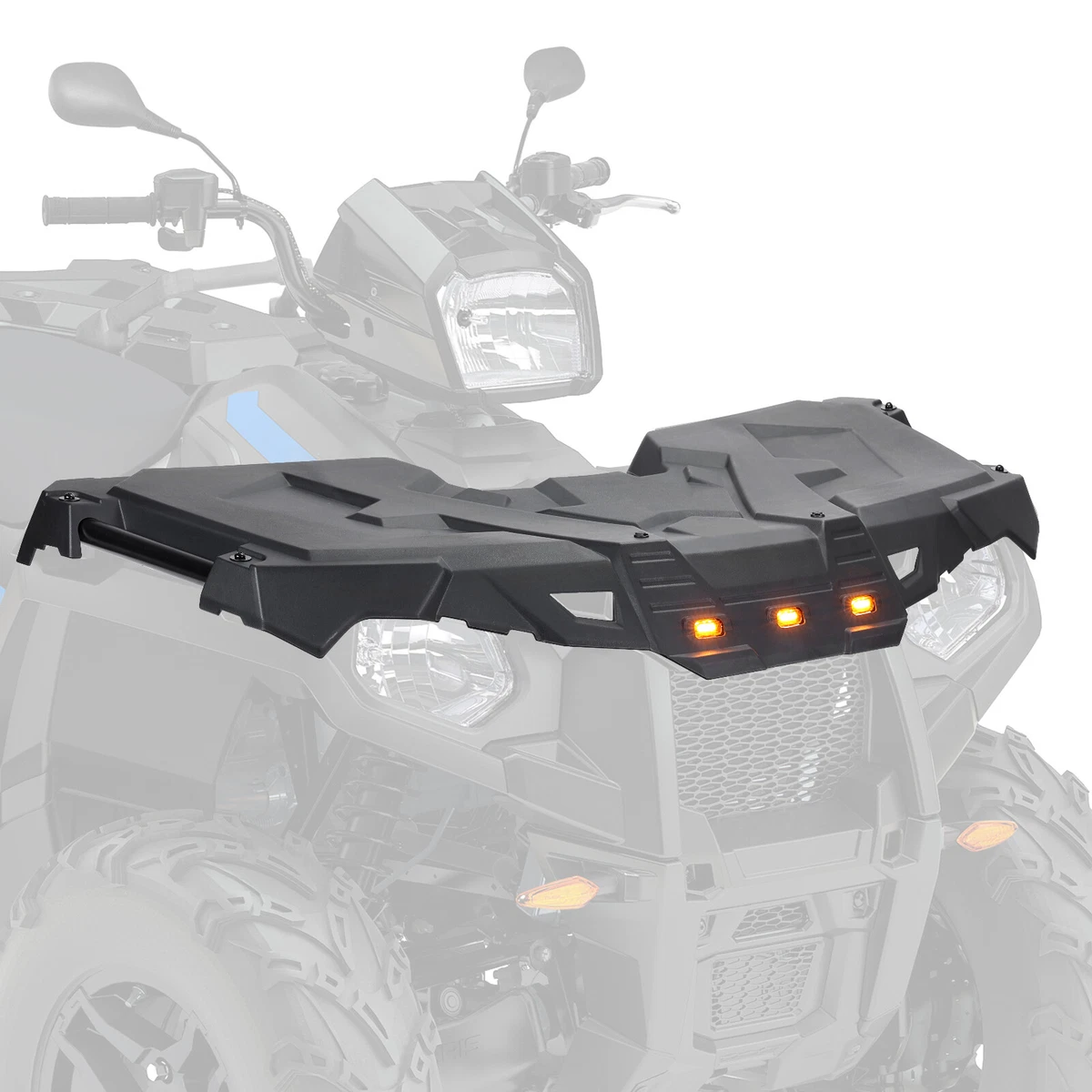 KEMIMOTO Front Body Storage Assembly w/ Lights For Polaris 