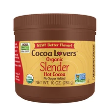 NOW FOODS Cocoa Lovers Slender Hot Cocoa Organic 10 oz