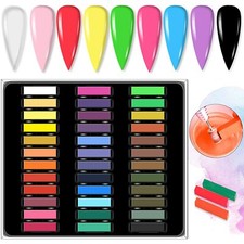 Soft Pastel Nail or hair Chalks for Acrylic Powder - Colorful Non-halloween gift