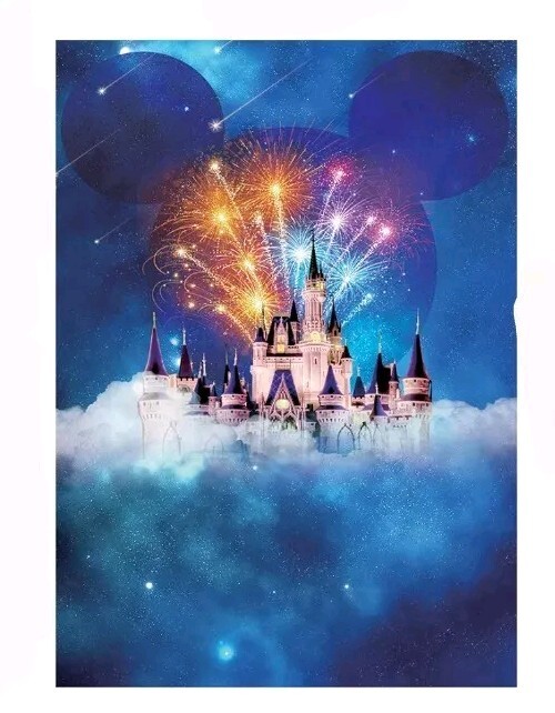 Castle Backdrop Baby Shower Birthday Photo Background Studio Party Supplies