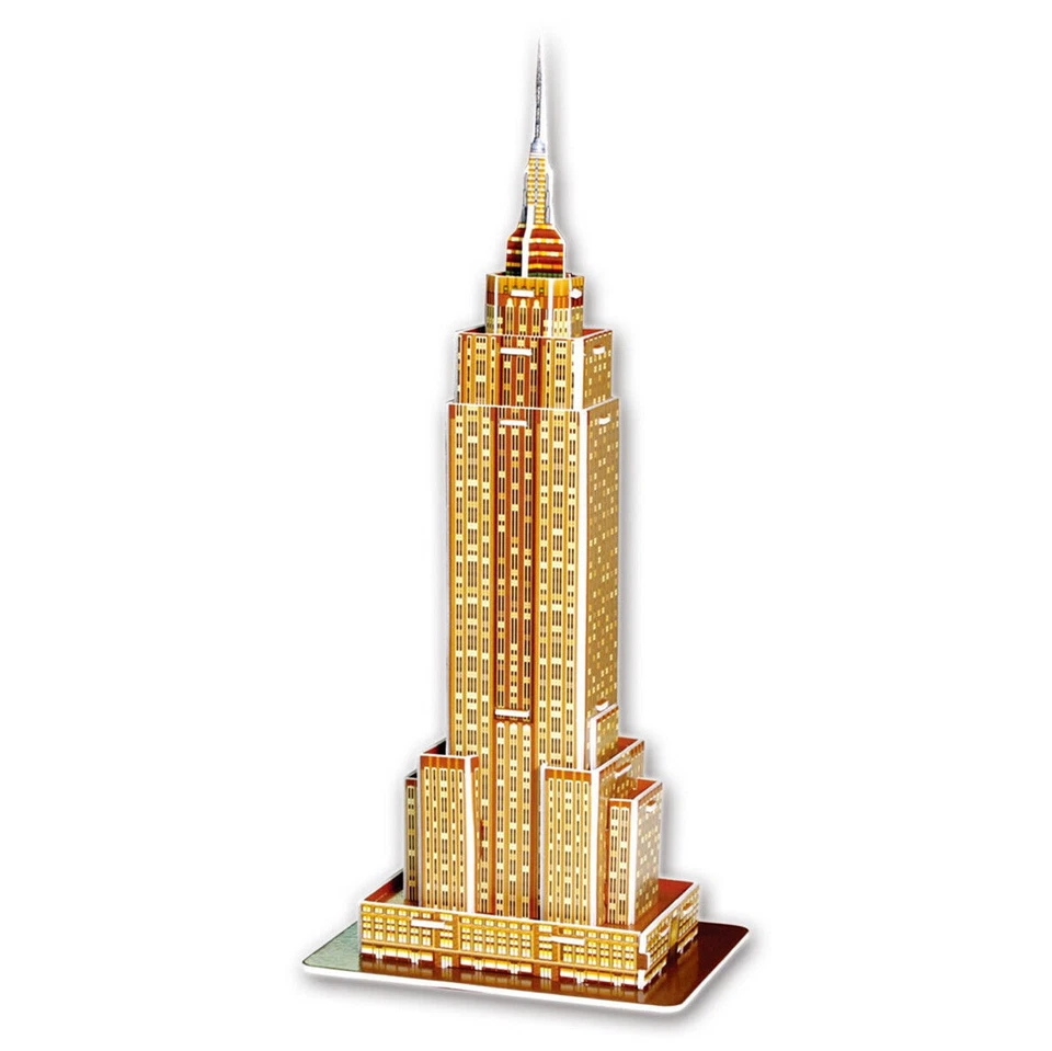 Cubic Fun Empire State Building 24pcs 3D Puzzle DIY Model Building Kit Kids Toy - Image 2 of 3