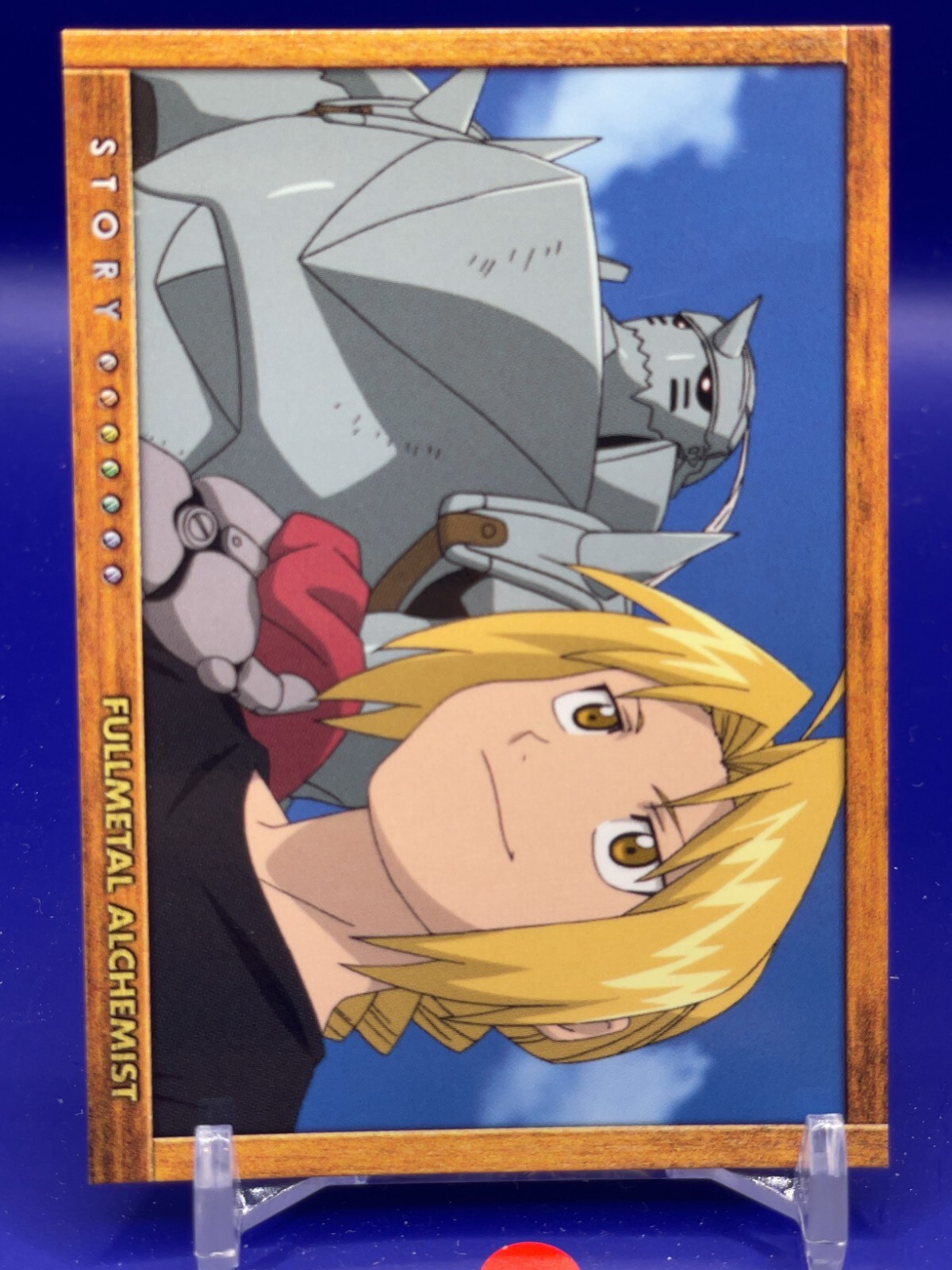 Fullmetal Alchemist Alchemic Card TCG No.74 EDWARD&ALPHOSE BANDAI 2004
