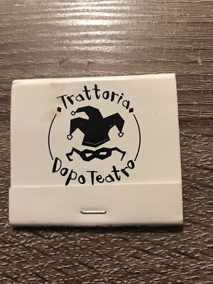 Vintage Matches From Trattoria Dopo Teatro w. 44th st. NYC