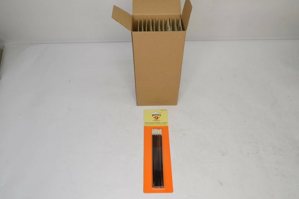 10pk Hoppes Precision Tip Gun Cleaning Swabs 6-1/2" T05 - Bulk Lot of 12 Packs - Image 2 of 4