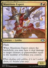MTG Magic the Gathering Munitions Expert (209/316) Modern Horizons LP
