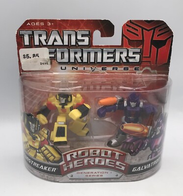 Hasbro Transformers Robot Heroes 2008 SUNSTREAKER & GALVATRON Figures