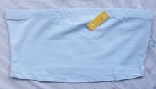 NEW WOMEN'S PLAIN BOOB TUBE STRAPLESS BRA CROP TOP ELASTIC STRETCHY VEST BANDEAU