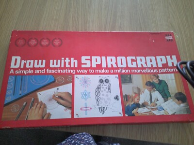 VITAGE DRAW MIT SPIROGRAPH ZEICHNUNGSSPIEL DENYS FISHER KOSTENLOSER UK-VERSAND