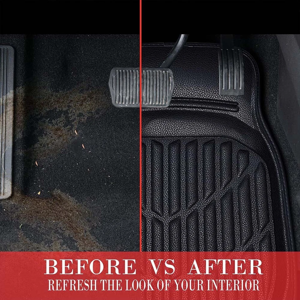 5 PCS For Alfa Romeo Giulia Stelvio 2017-2024 Full Set Car Floor Mat All Weather - Image 4 of 4