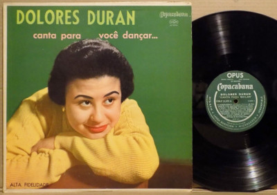 DOLORES DURAN Canta Para Você Dançar 1957 Brasil Samba Bossa Rare Argentine LP