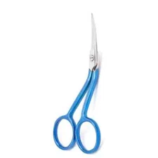 True Left Handed 4-Inch Mini Double Curved Embroidery Scissors from Famore *9