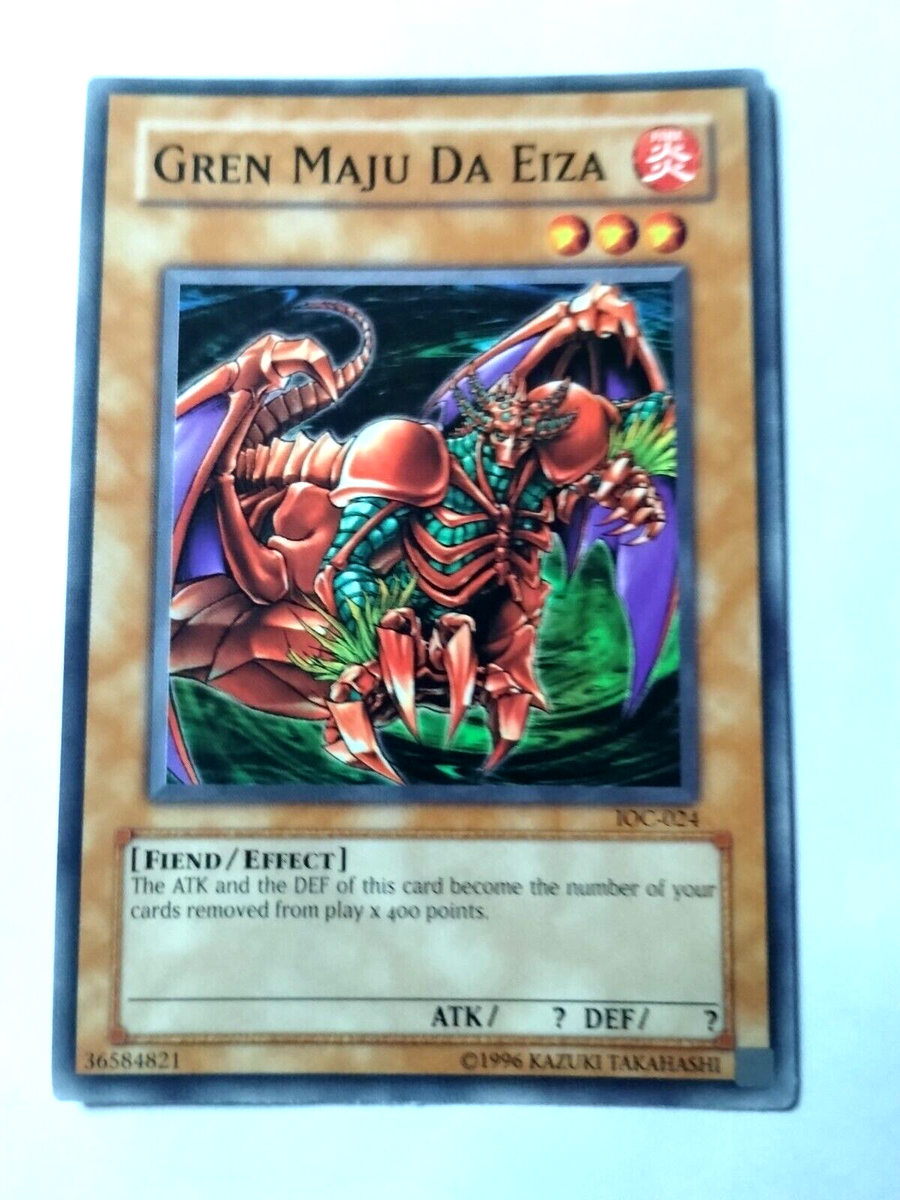 Yu-Gi-Oh Gren Maju Da Eiza Invasion of Chaos IOC-024 Unlimited Com