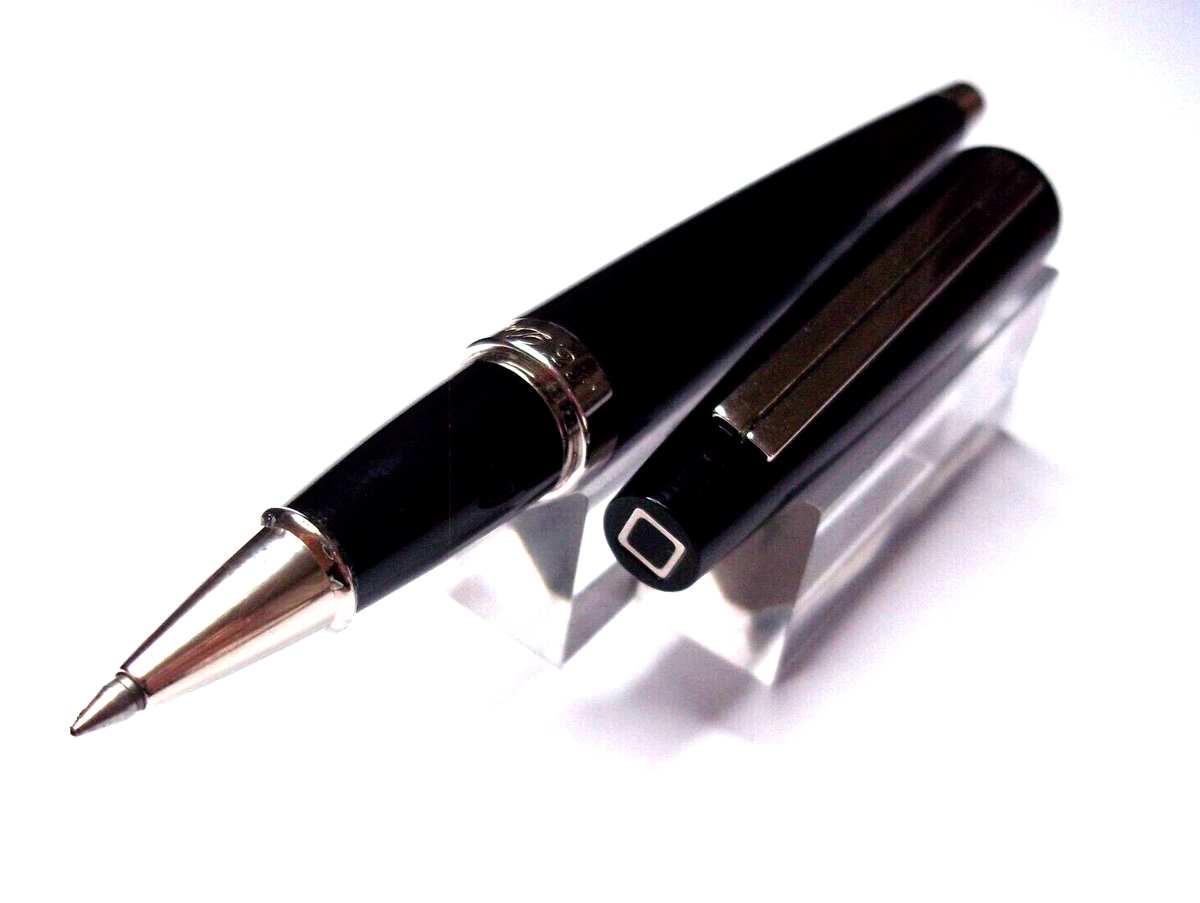 Stylo Roller/bille S.T. Dupont Ellipsis Laque Noire MX37 - Occasion Très Bon état
