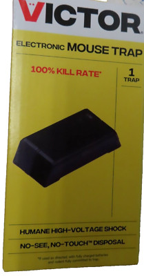 New!!! VICTOR Electronic Mouse Trap No Touch Reusable Battery Pest Control M250B
