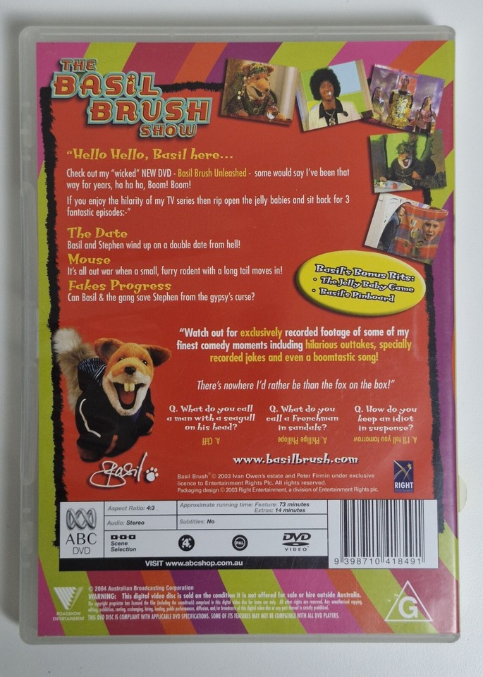 Basil Brush Unleashed! Boom Boom (DVD) Australia Region 4 eBay