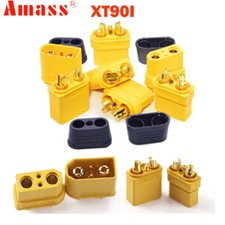 10x AMASS XT90I XT90 2 2 Connector Drone 4.5mm M F Gold Plated Bullet EU AU