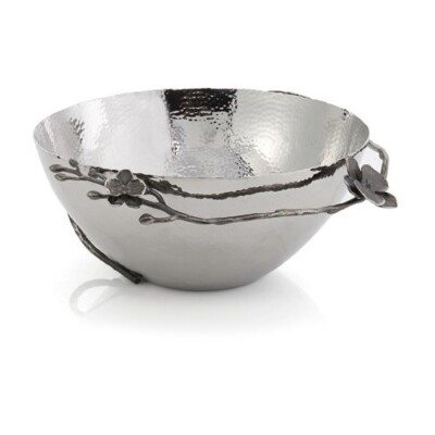 MICHAEL ARAM BLACK ORCHID LARGE BOWL 110713.NEW IN BOX.