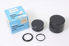 SPIRATONE DELUXE VIDEO TELEPHOTO LENS 1.5X 52MM NEW W CASE