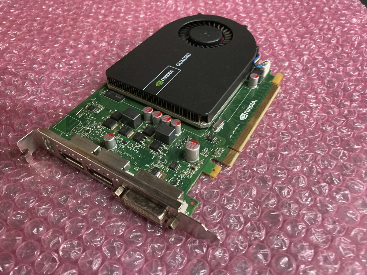 nVidia Quadro 2000 1Go GDDR5 PCI E X16 Carte Vidéo, usagé (DVI I & 2xDisplayPort)   VD NVIDIA 2000 REF