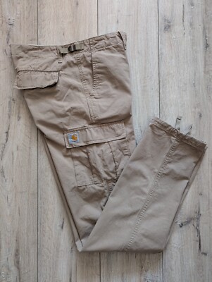 Carhartt Women’s Aviation Cargo Pants beige cotton size 30x34