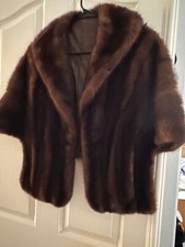Beautiful Lush Vintage Mink Stole Wrap