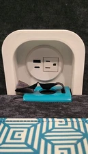 Power Hub Compatible with Lovesac Sactional/Sectional - White