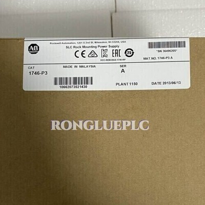 New Factory Sealed AB 1746-P3 SER A SLC 500 Power Supply Module 1746P3