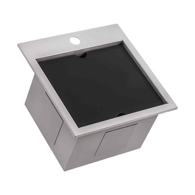 15 in.Single Bowl Workstation Drop-In Marine Grade Stainless Steel Outdoor Sin