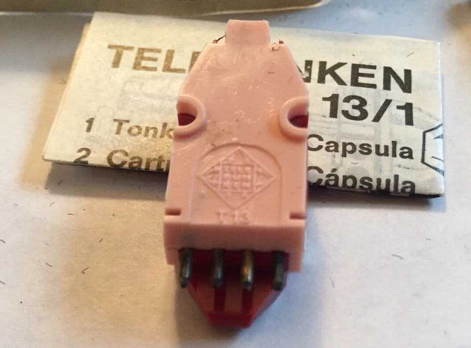 Combo Aguja Cartucho Telefunken T13/1 Nuevo Antiguo Stock Hecho en Alemania Original Foto 4 de 4