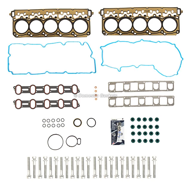 Juego de pernos de junta de culata para Dodge Ram 1500 Viper 2003-2006 8,3 L OHV V10 20V Foto 2 de 4