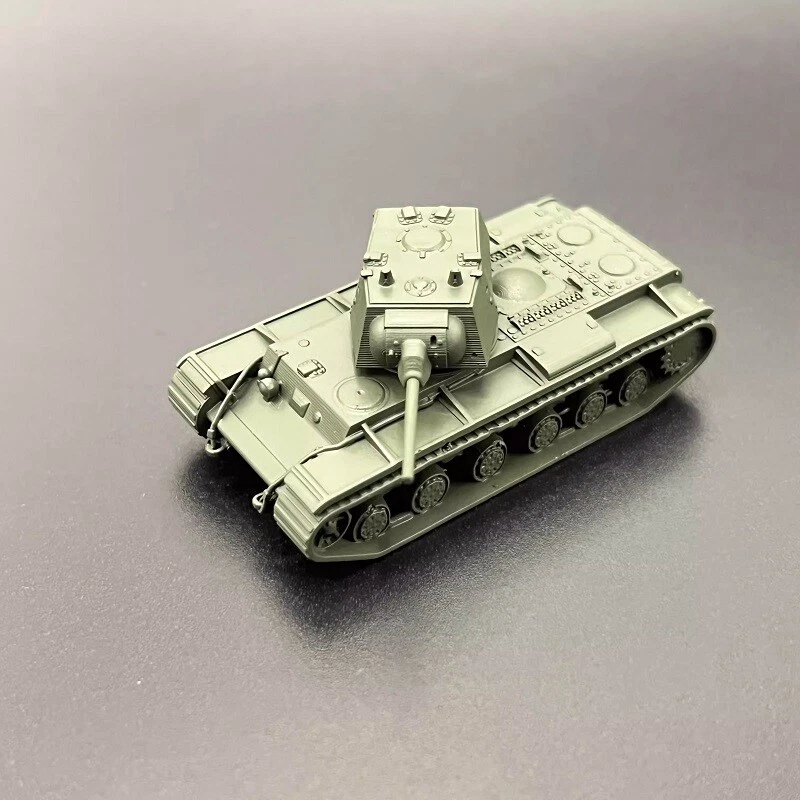3D printed 1/144 WW II Soviet KV-1 Heavy Tank Finished painted model - Image 3 of 4