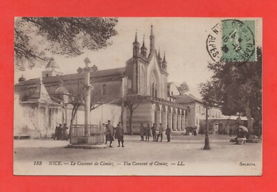 NICE Le Couvent de Cimiez (C1109) Postkarte Schwarzweiß, Versand