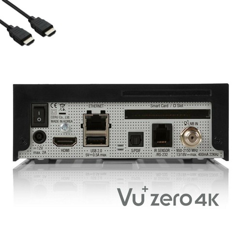 ►VU Zero 4K SE Ultra HD HDR Sat PVR Ricevitore, Smart HbbTV + 1TB HDD & 150 WiFi - Foto 3 di 14