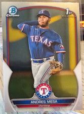 2023 Bowman Chrome 1st Prospect Andres Mesa #BCP-44 Texas Rangers