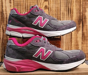 USA Womens Breast Cancer Gray Pink Size 