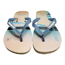 Havaianas Hype Flip Flop Sandals Mens Size 8 Multi Photographic Print Slip On
