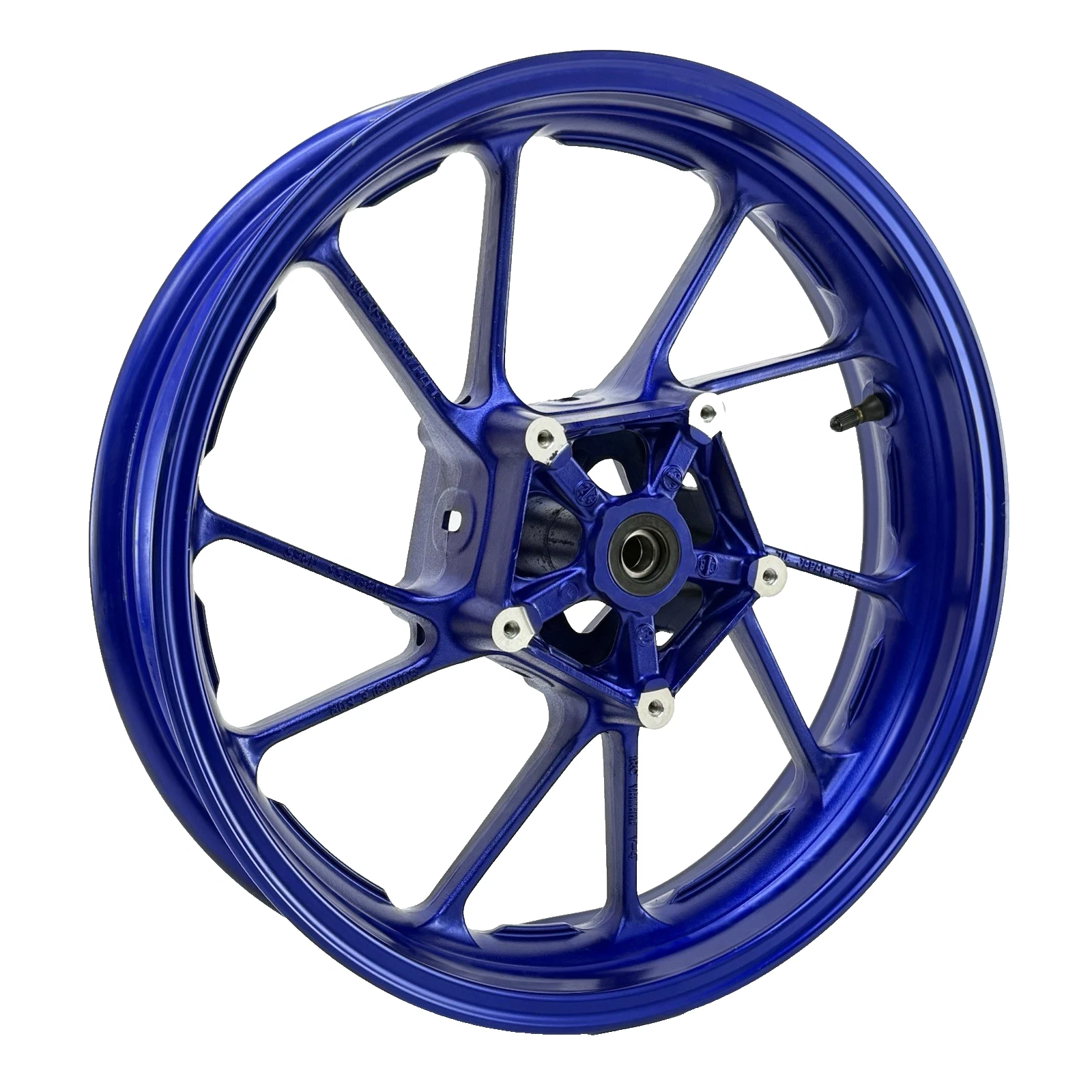 2022 - 2025 YAMAHA YZF R7 FRONT WHEEL RIM BLUE BENT STOCK