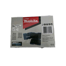 Makita E-16564 Black Impact Socket Set 