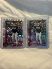 2025 Topps Chrome - Coby Mayo #120 RayWave Refractor And Base 2 Cards