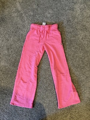Champion Girls Pink Sweatpants Size 10/12 Drawstring Pull-On Elastic Waist